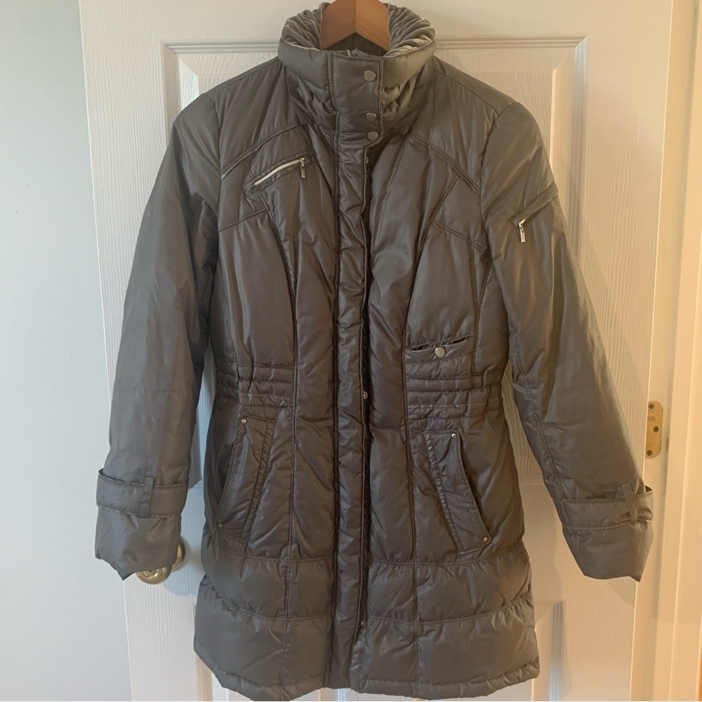 Cole Haan Women's grey puffer coat XS